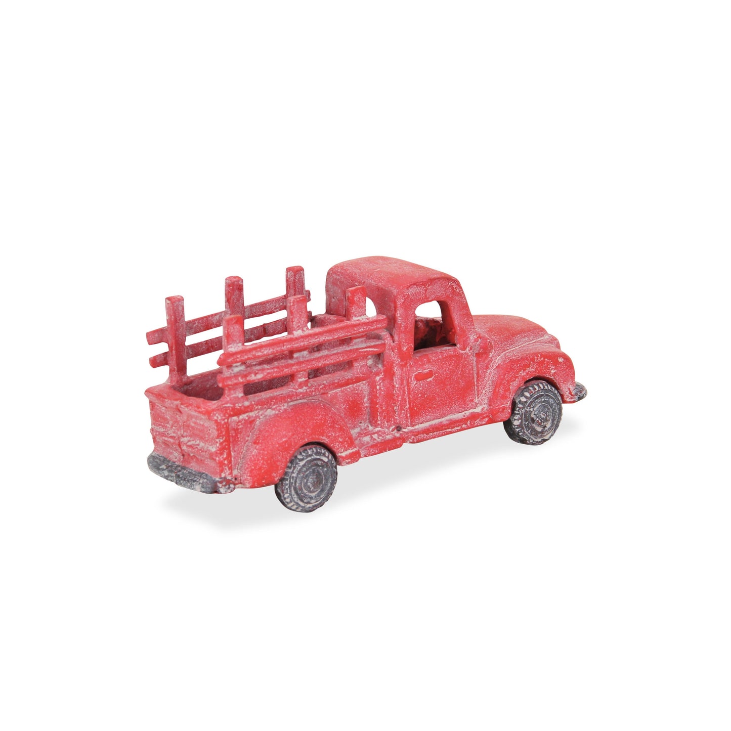 5" Red Metal Truck Hand Painted Decorative Truck - Homeroots - Flyclothing LLC