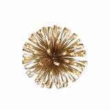 5" Gold Metal Abstract Hand Painted Sculpture - Homeroots - Flyclothing LLC