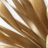 5" Gold Metal Abstract Hand Painted Sculpture - Homeroots - Flyclothing LLC