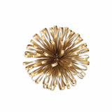 5" Gold Metal Abstract Hand Painted Sculpture - Homeroots - Flyclothing LLC