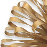 4" Gold Metal Abstract Bloom Painted Sculpture - Homeroots - Flyclothing LLC