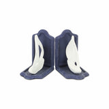 Set Of Two 5" Blue Cast Iron Boat Bookends - Homeroots - Flyclothing LLC