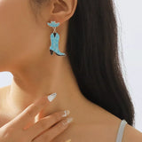 Cowboy Boot Dangle Earrings - Trendsi - Flyclothing LLC