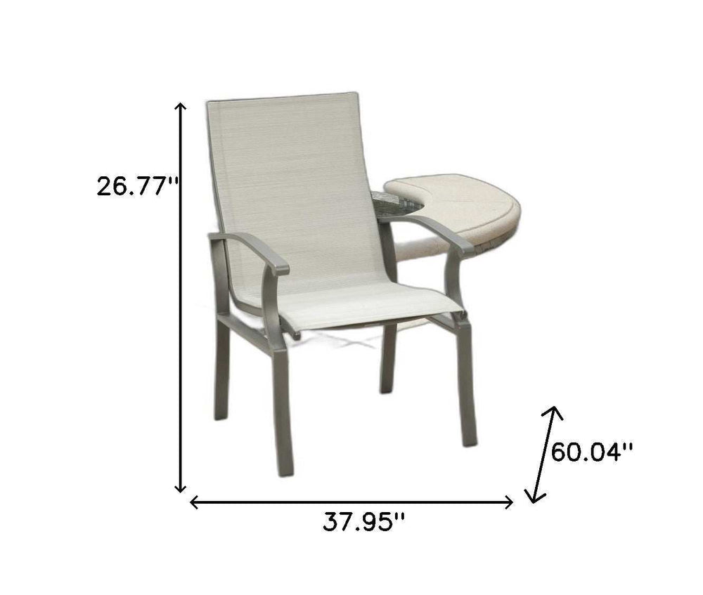 Seven Piece Black and Gray Rectangular Glass Dining Set with Six Chairs - Homeroots - Flyclothing LLC
