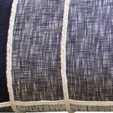 47" Blue And Gray Textural White Leg Upholstered Bench - Homeroots - Flyclothing LLC