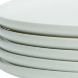 White Six Piece Round Coupe Porcelain Service For Six Dinner Plate Set - Homeroots - Flyclothing LLC