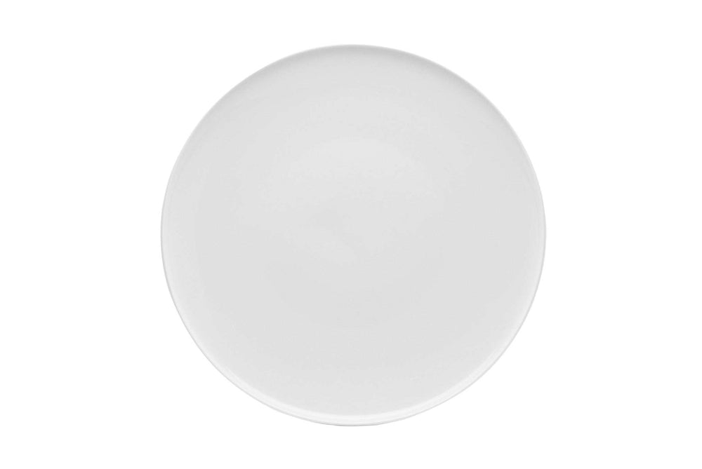 White Six Piece Porcelain Service For Six Salad Plate Set - Homeroots - Flyclothing LLC