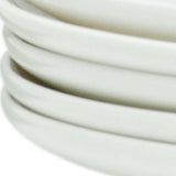White Six Piece Porcelain Service For Six Salad Plate Set - Homeroots - Flyclothing LLC