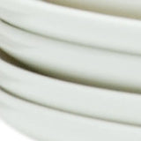 White Six Piece Porcelain Service For Six Salad Plate Set - Homeroots - Flyclothing LLC