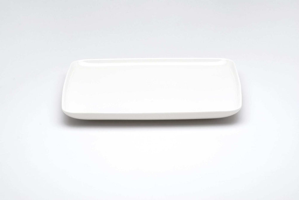 White Six Piece Rectangle Porcelain Service For Six Dinner Plate Set - Homeroots - Flyclothing LLC