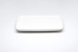 White Six Piece Rectangle Porcelain Service For Six Dinner Plate Set - Homeroots