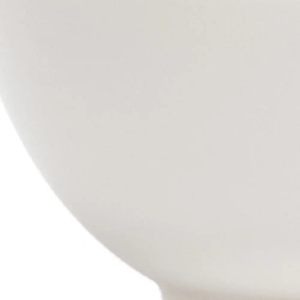 White Porcelain Large Round Serve Bowl - Homeroots - Flyclothing LLC