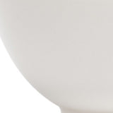 White Porcelain Large Round Serve Bowl - Homeroots