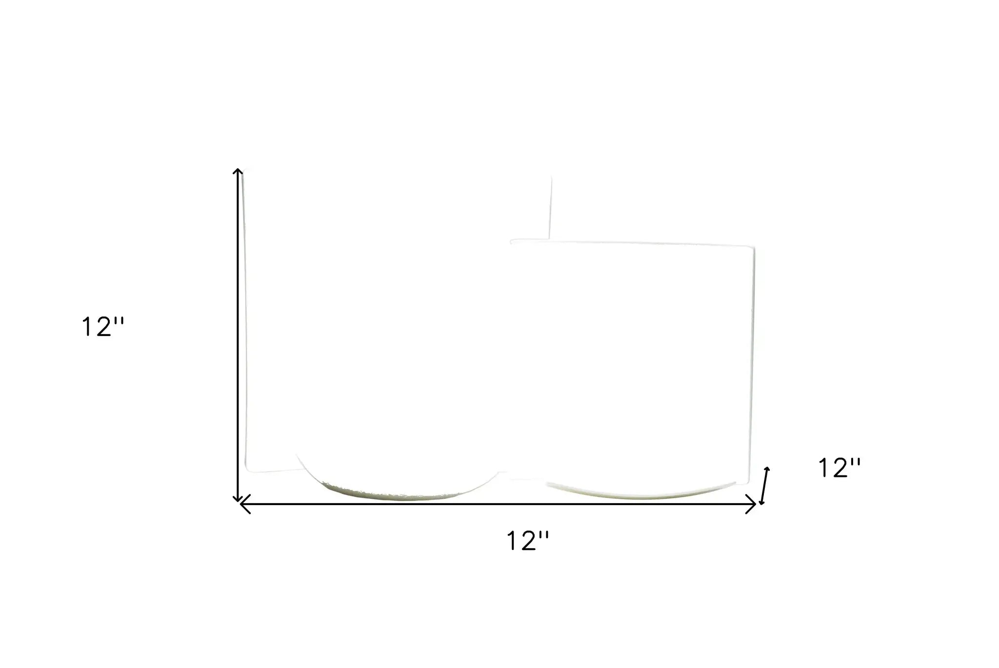 White Five Piece Square Bone China Dinnerware Set - Homeroots - Flyclothing LLC
