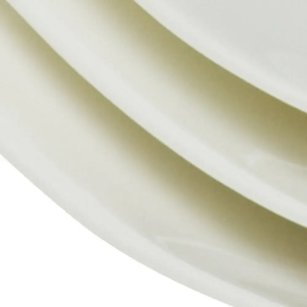White Six Piece Square Bone China Service For Six Dinner Plate Set - Homeroots - Flyclothing LLC
