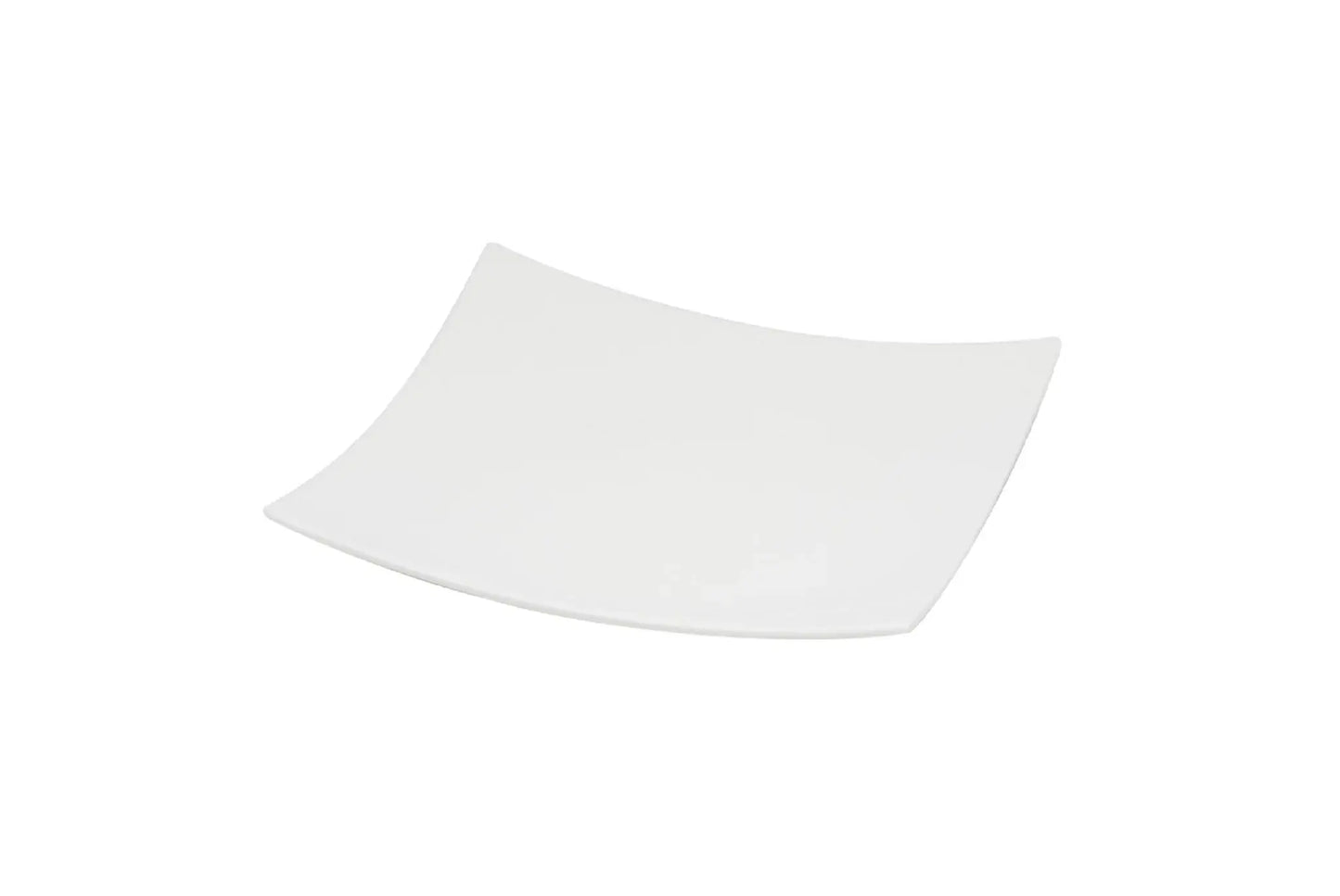White Six Piece Square Bone China Service For Six Salad Plate Set - Homeroots - Flyclothing LLC