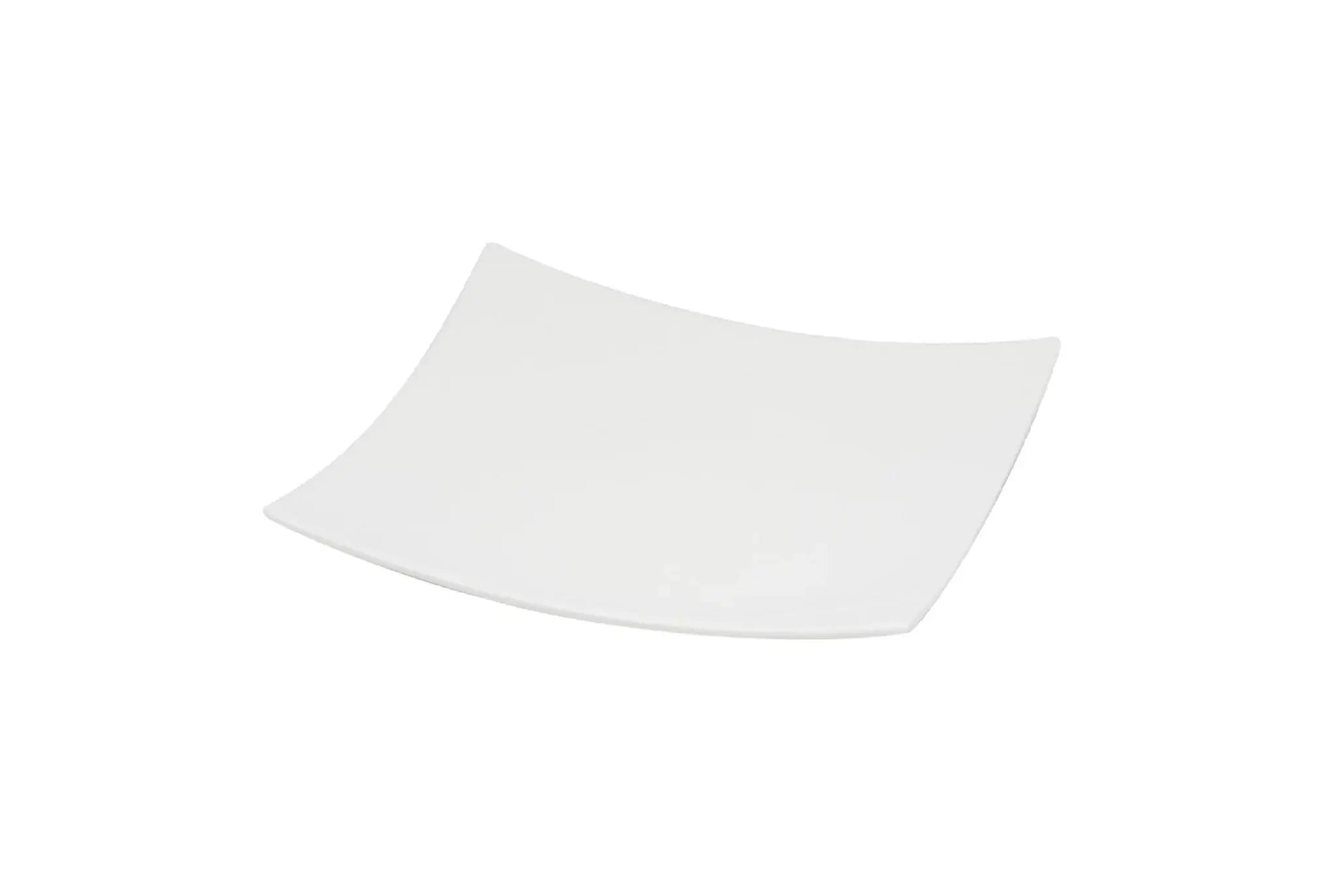 White Six Piece Square Bone China Service For Six Salad Plate Set - Homeroots - Flyclothing LLC