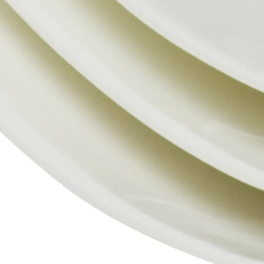 White Six Piece Square Bone China Service For Six Salad Plate Set - Homeroots - Flyclothing LLC