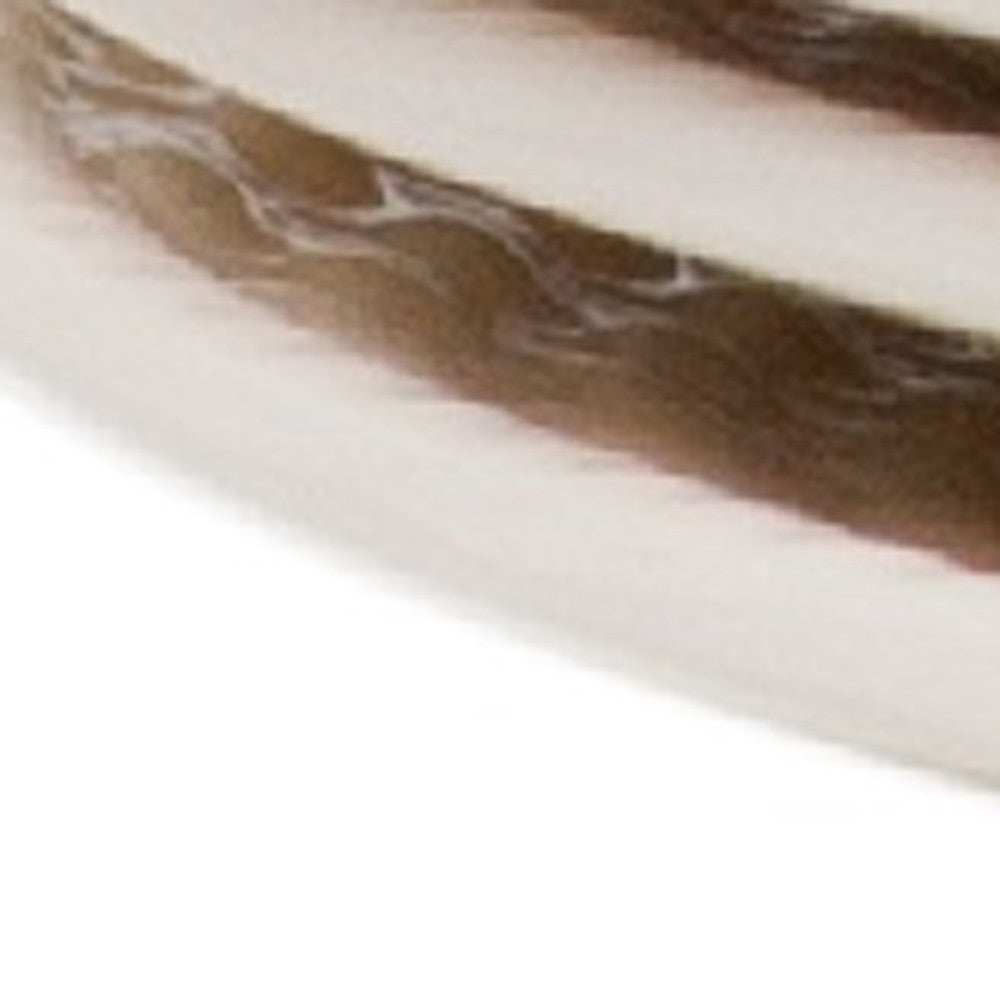 White Four Piece Round Weave Stoneware Service For Four Salad Plate Set - Homeroots - Flyclothing LLC