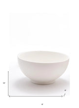 White Four Piece Porcelain Service For Four Bowl Set - Homeroots - Flyclothing LLC