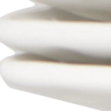 White Six Piece Rectangle Pebbled Porcelain Service For Six Dinner Plate Set - Homeroots - Flyclothing LLC