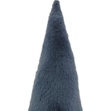 18" Slate Blue And Gray Fabric Standing Gnome Sculpture - Homeroots - Flyclothing LLC