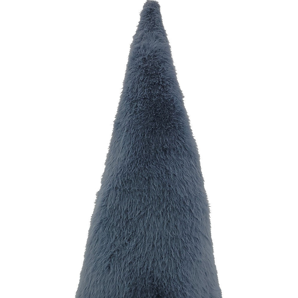 18" Slate Blue And Gray Fabric Standing Gnome Sculpture - Homeroots - Flyclothing LLC