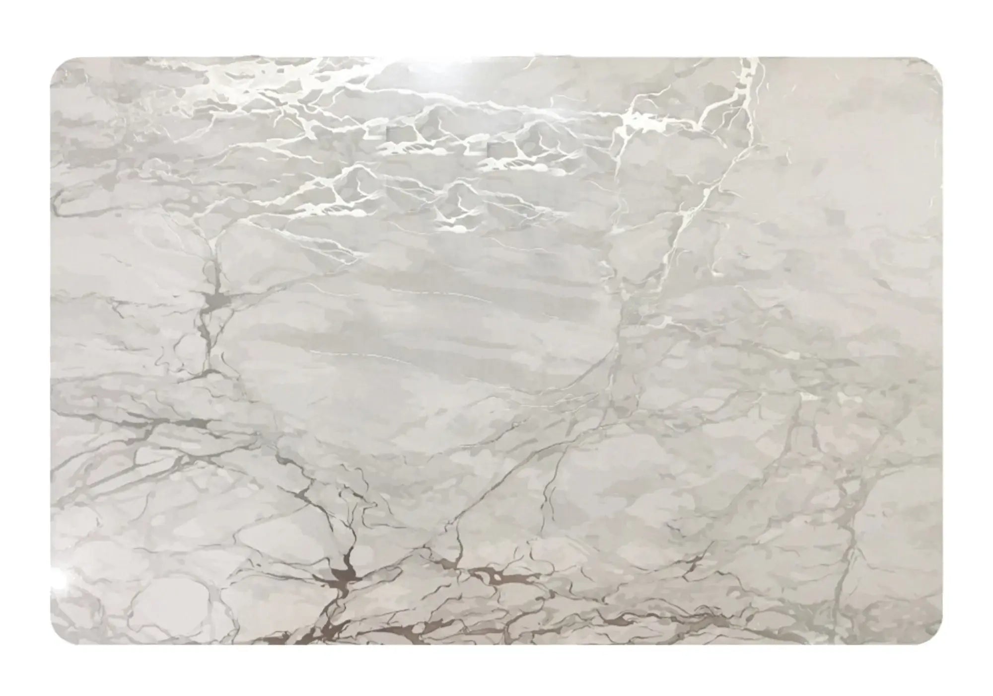 Set of Two Silver Swirl Cork Rectangular Indoor Outdoor Placemats - Homeroots - Flyclothing LLC