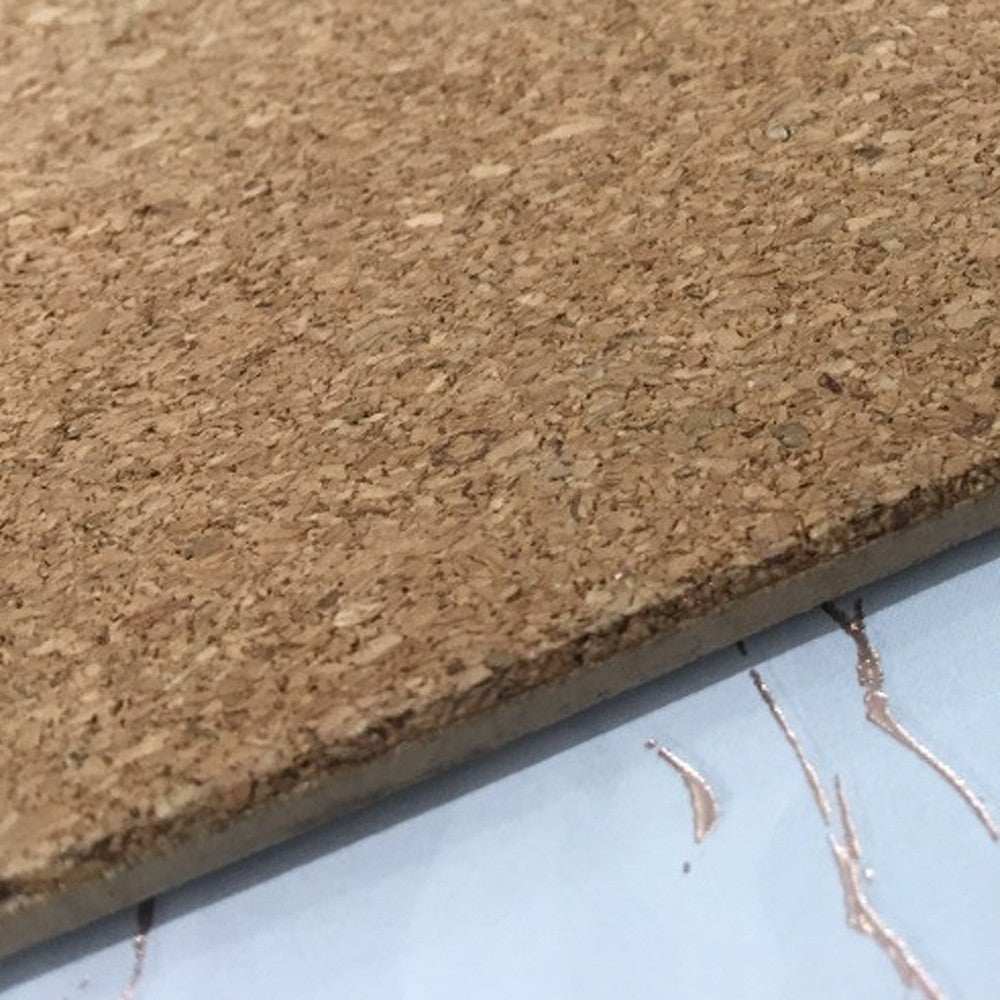 Set of Two Gold Swirl Cork Rectangular Indoor Outdoor Placemats - Homeroots - Flyclothing LLC