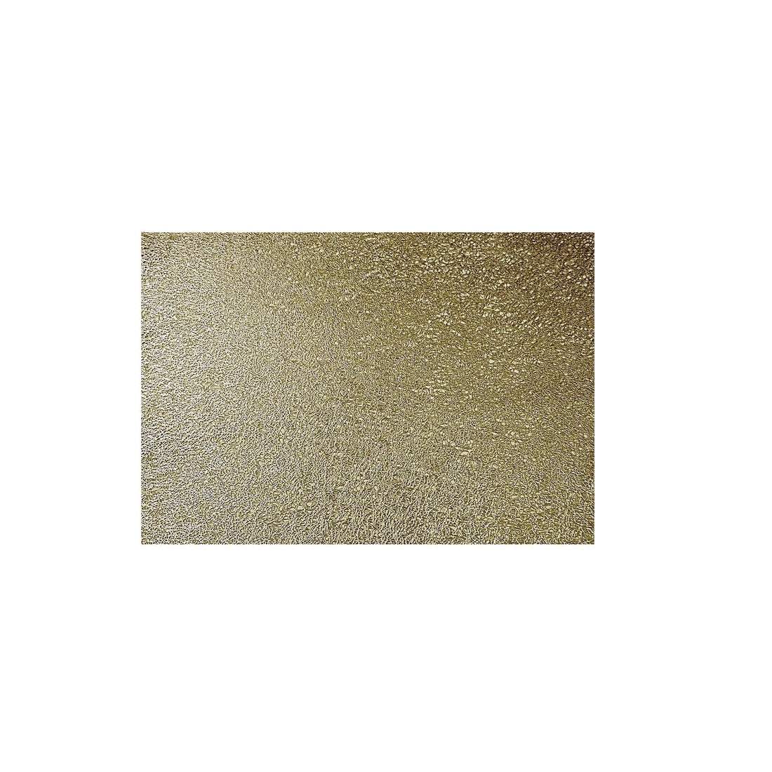 18" Set of Four Gold Vinyl Placemats - HomeRoots - Flyclothing LLC