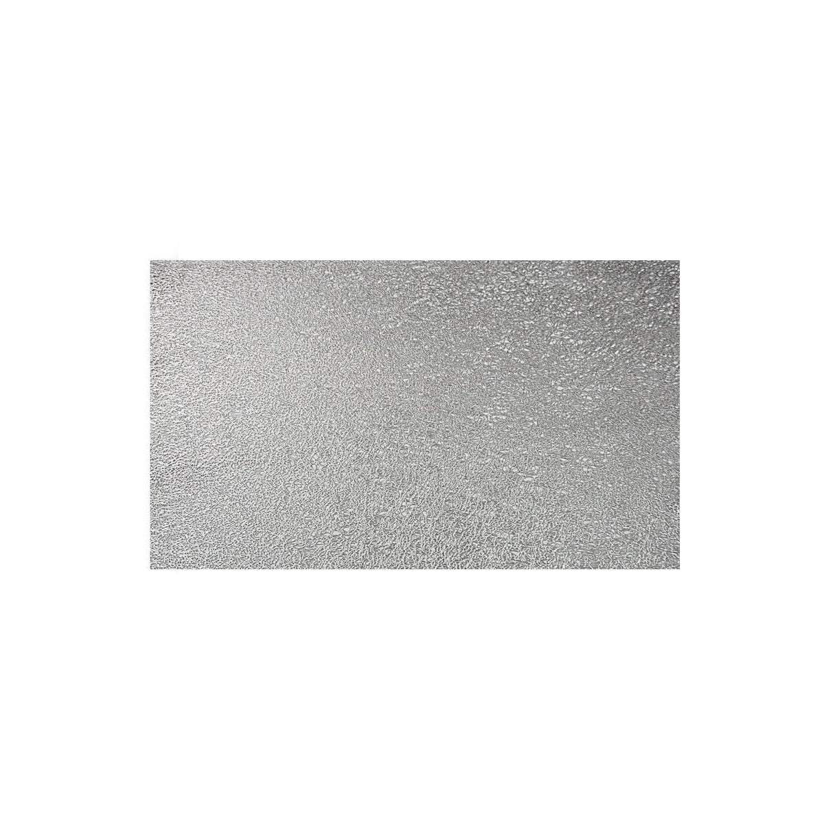 18" Set of Four Silver Vinyl Placemats - HomeRoots - Flyclothing LLC