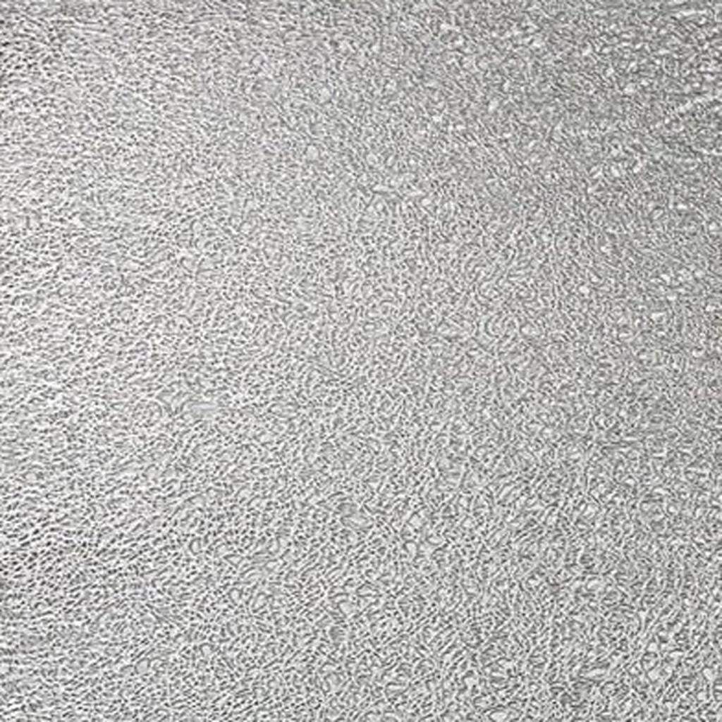 18" Set of Four Silver Vinyl Placemats - HomeRoots - Flyclothing LLC