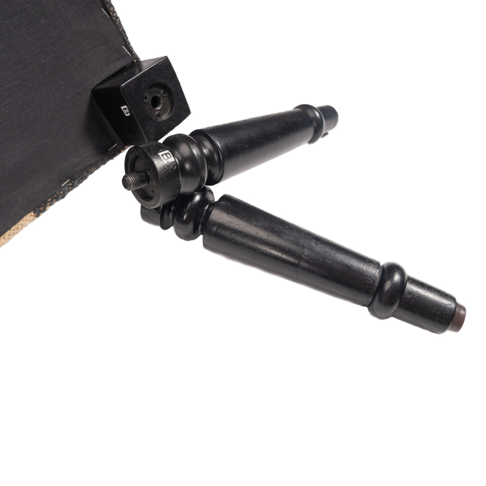 47" Tan And Black Black Leg Checkered Upholstered Bench - Homeroots - Flyclothing LLC