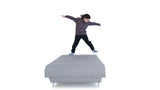 Light Gray Full Adjustable Upholstered Polyester No Bed Frame with Mattress - Homeroots - Flyclothing LLC