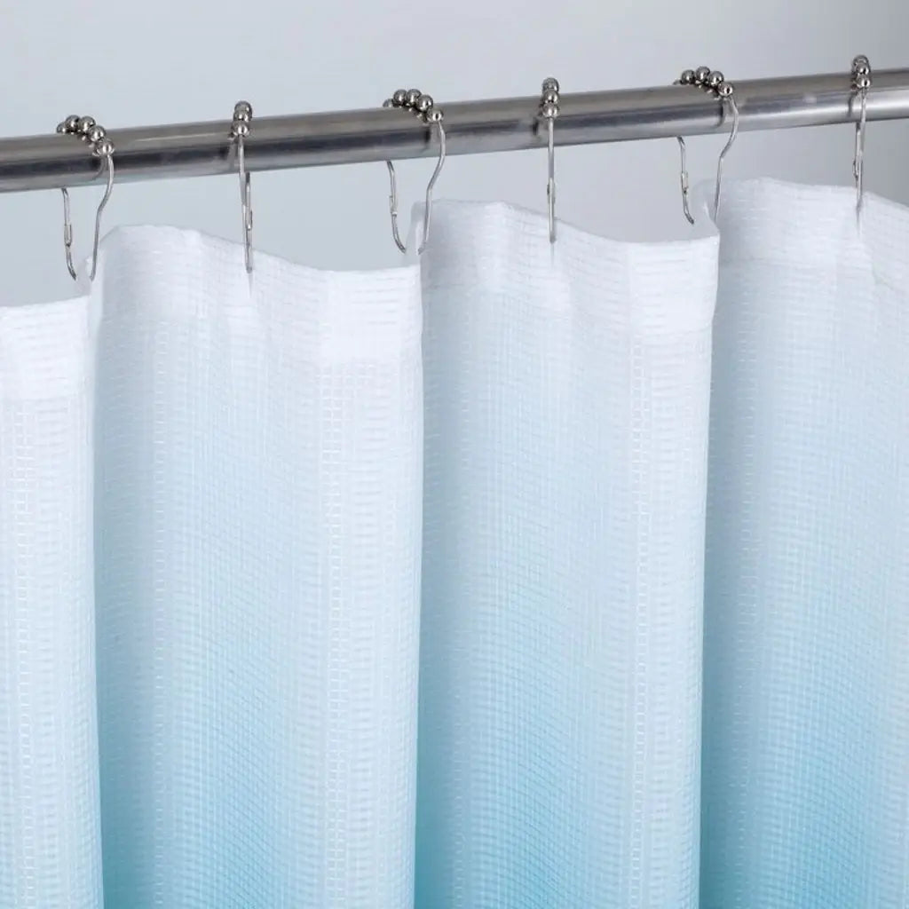 72" White And Blue Ombre Shower Curtain - Homeroots - Flyclothing LLC