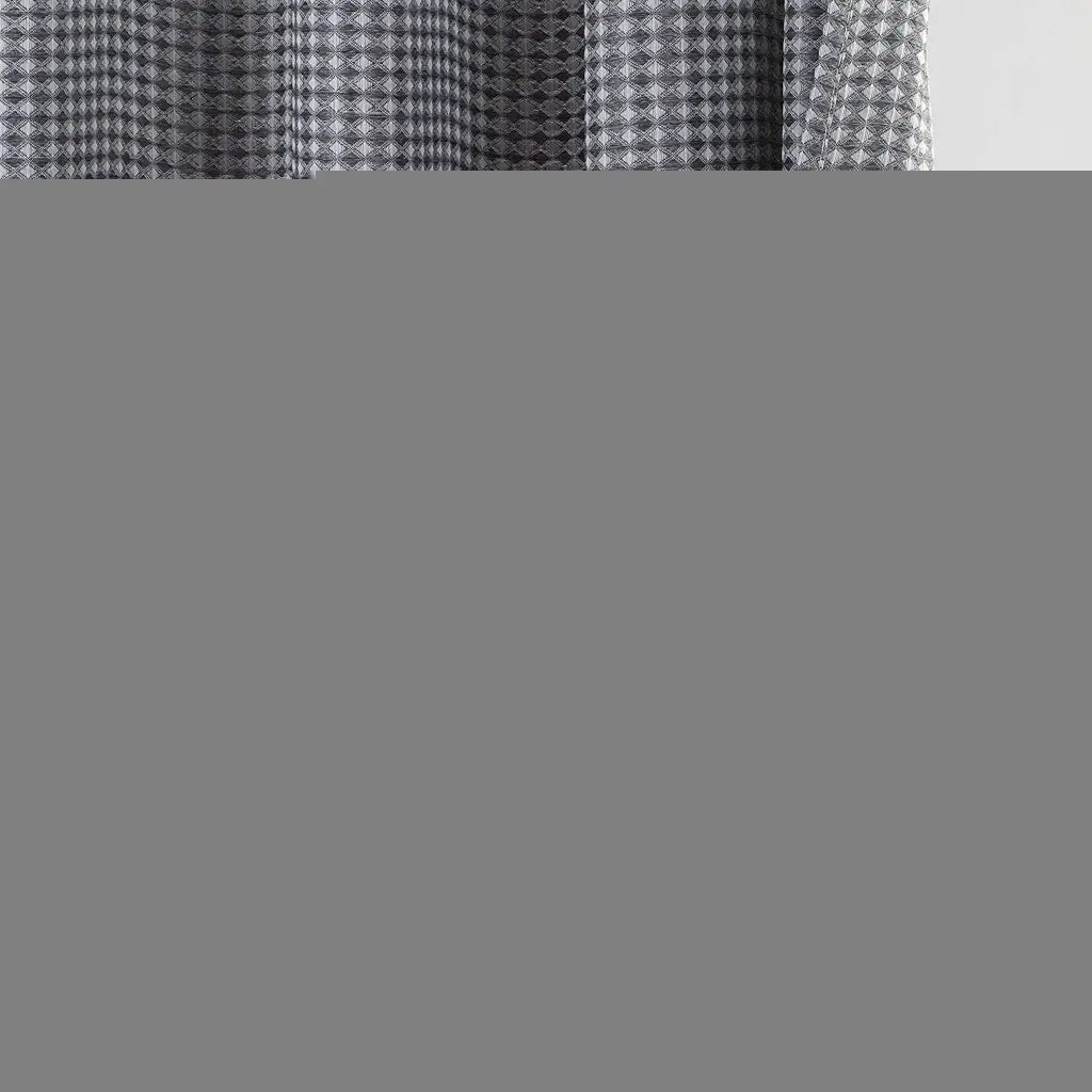 72" White And Black Striped Shower Curtain - Homeroots - Flyclothing LLC
