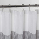 72" White And Gray Striped Shower Curtain - Homeroots - Flyclothing LLC