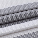 72" White And Gray Striped Shower Curtain - Homeroots - Flyclothing LLC