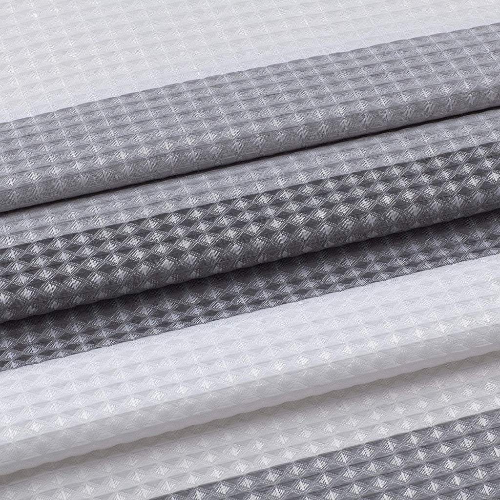 72" White And Gray Striped Shower Curtain - Homeroots - Flyclothing LLC