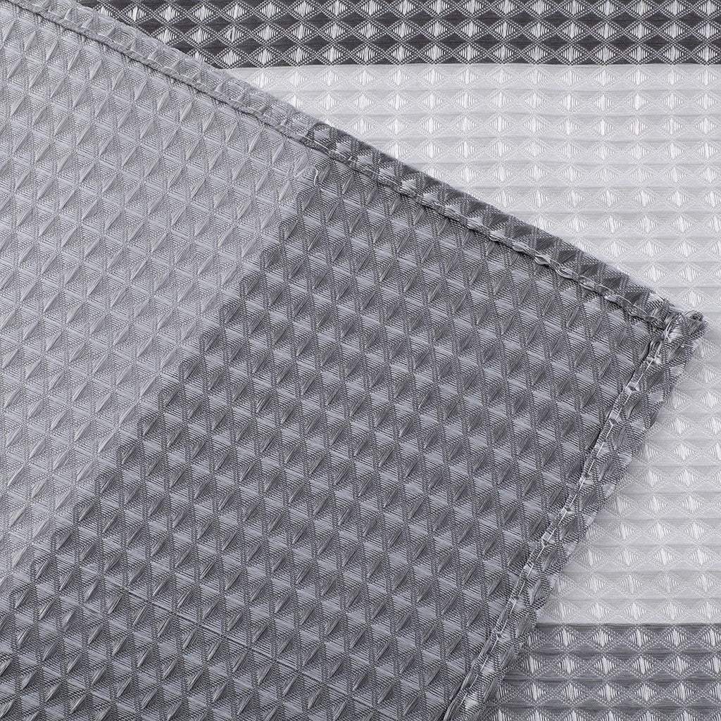 72" White And Gray Striped Shower Curtain - Homeroots - Flyclothing LLC
