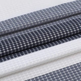 72" White And Blue Striped Shower Curtain - Homeroots - Flyclothing LLC