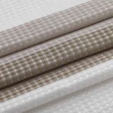 72" White And Taupe Striped Shower Curtain - Homeroots - Flyclothing LLC
