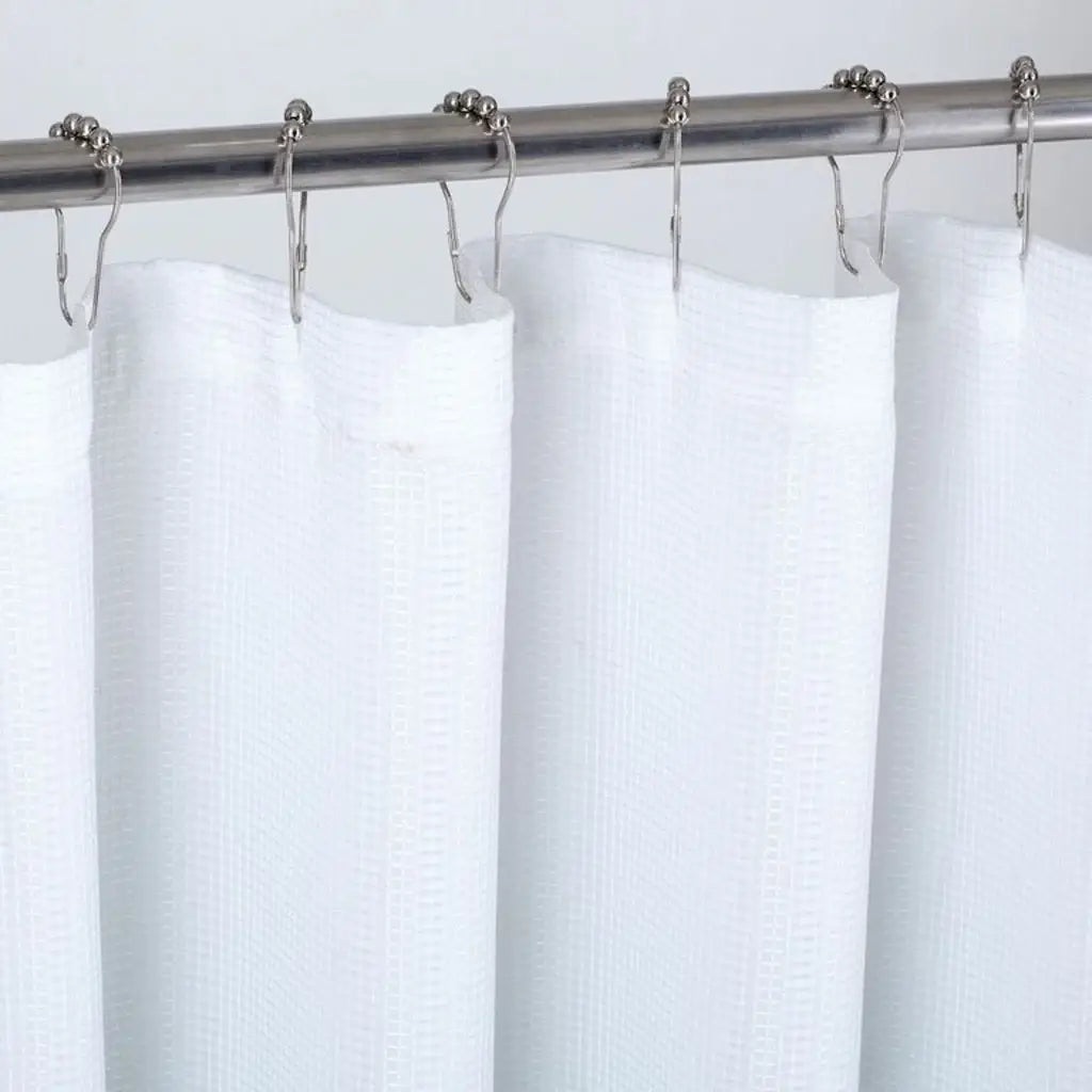 72" White And Sea Green Ombre Shower Curtain - Homeroots - Flyclothing LLC
