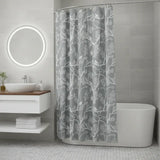72" Gray And White Bird Shower Curtain - Homeroots - Flyclothing LLC