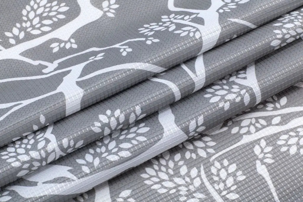 72" Gray And White Bird Shower Curtain - Homeroots - Flyclothing LLC