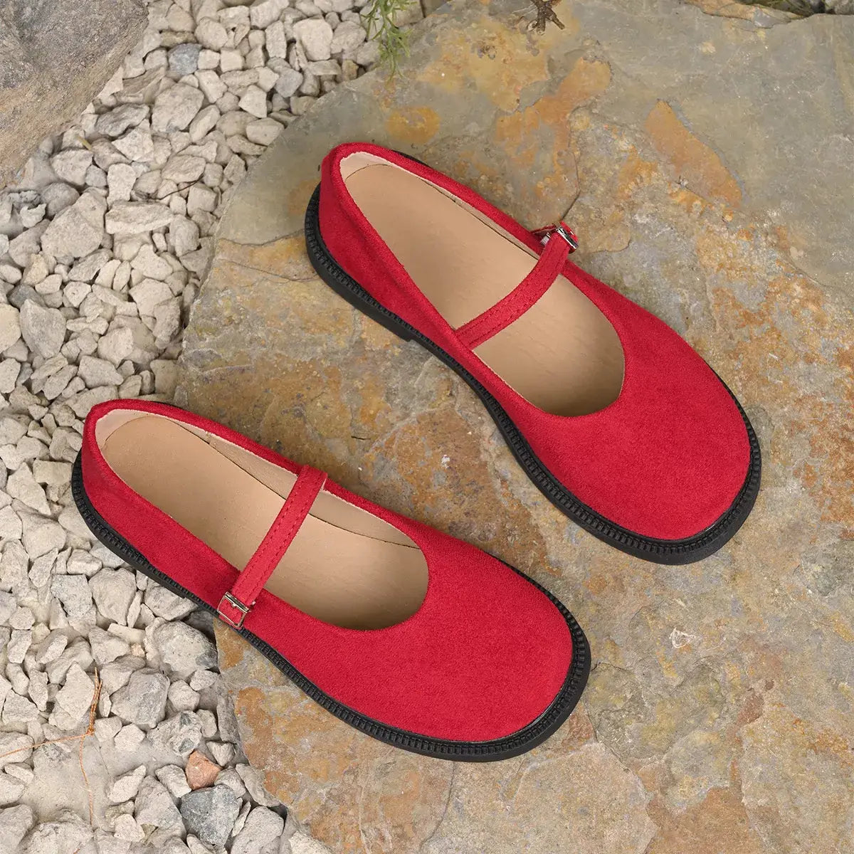 Round Toe Slip-Ons - Trendsi - Flyclothing LLC