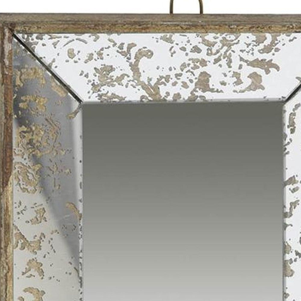 12" Silver Metal Framed Accent Mirror - Homeroots - Flyclothing LLC