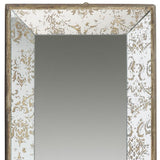 20" Silver Glass Framed Accent Mirror - Homeroots - Flyclothing LLC