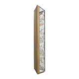 20" Silver Glass Framed Accent Mirror - Homeroots