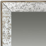 24" Silver Glass Framed Accent Mirror - Homeroots - Flyclothing LLC